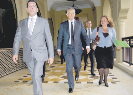 توني بلير في مازاغان