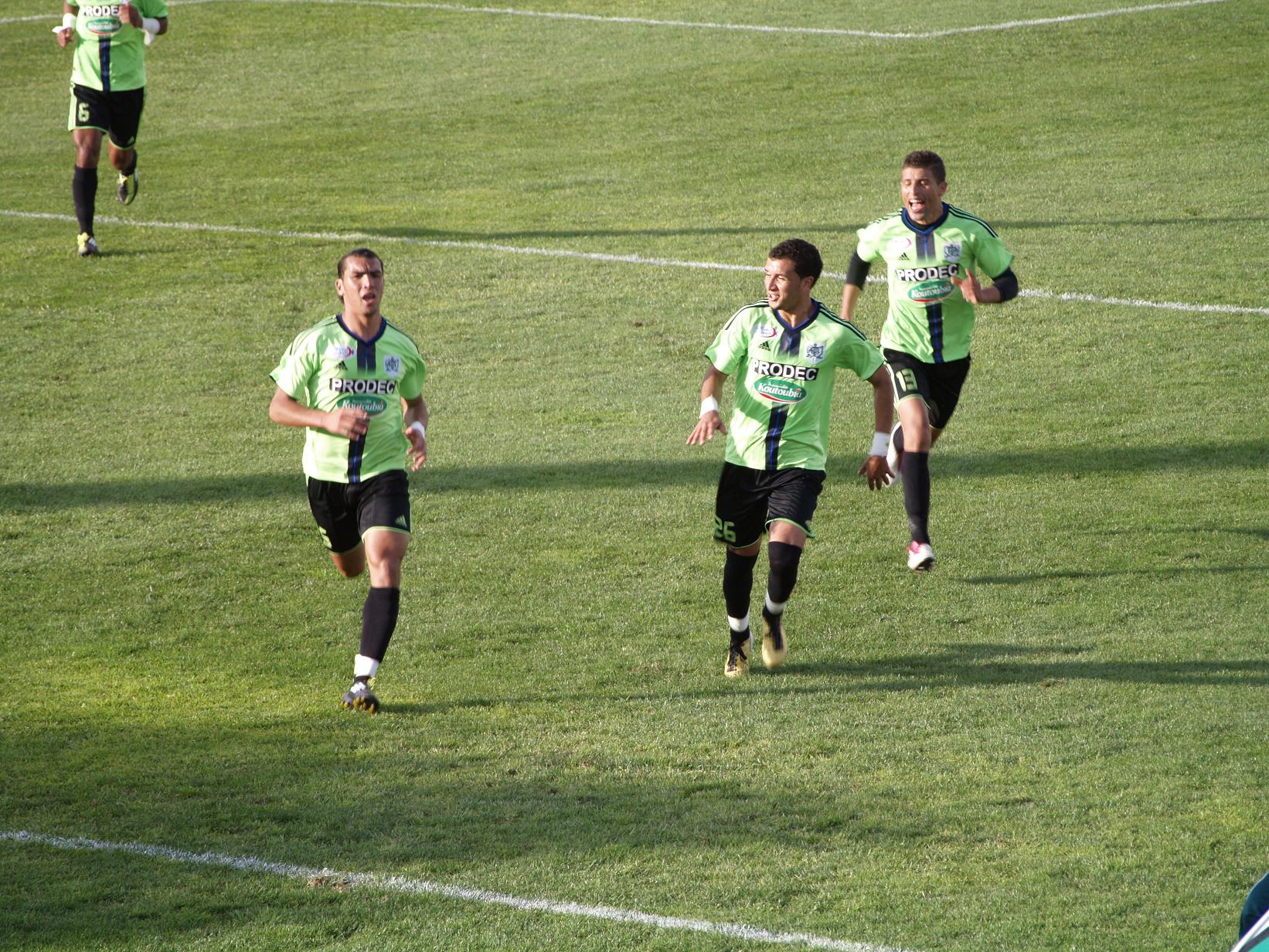 فوز كبير للفريق الجديدي ضد فريق اديما الملغاشي في كاس الاتحاد الافريقي