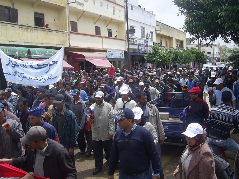 مسيرة احتجاجية للفلاحين بسيدي بنور الاثنين القادم
