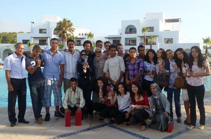 مؤسسة "احسان" تحتفي بتلاميذها بعد تحقيقها المركزالاول في جهة دكالة عبدة في نتائج الباكالويا