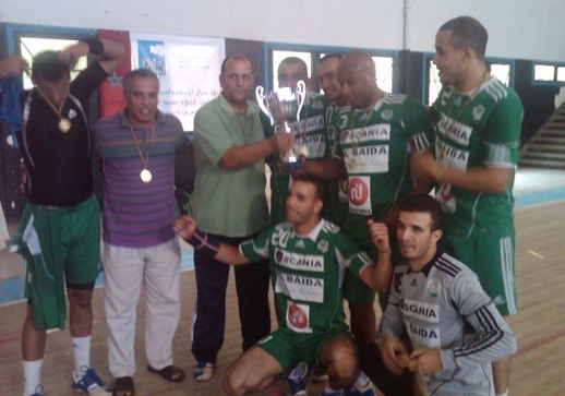 تقرير مصور لفوز الرجاء بدوري كرة اليد المنظم من طرف الجمعية الرياضية مازغان