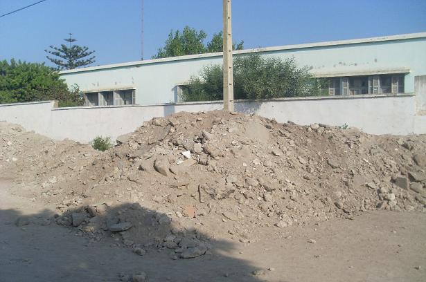 مدرسة ابن حمديس بآزمور تغرق في واحة الصرف الصحي