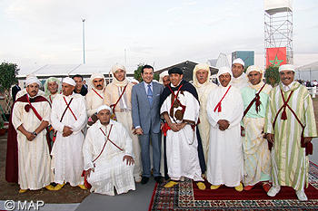 صاحب السمو الملكي الأمير مولاي رشيد يفتتح الدورة الرابعة لمعرض الفرس بالجديدة