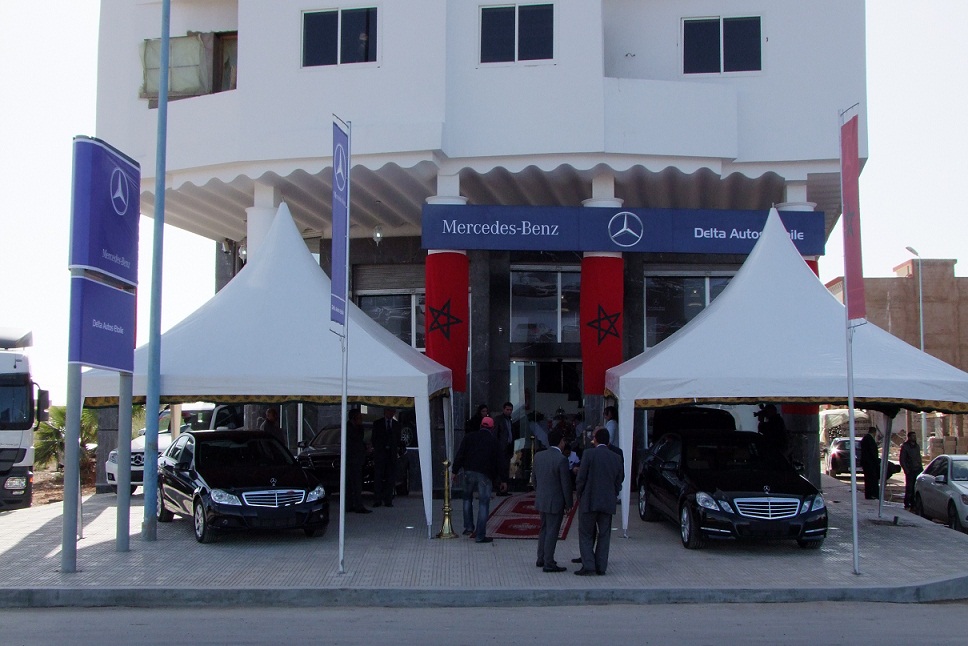 بالصور: عامل اقليم الجديدة يفتتح المقر الجديد لشركة مرسيديس بالجديدة