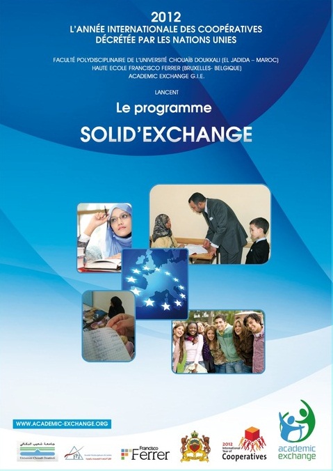 طلبة من جامعة شعيب الدكالي بالجديدة يُروّجون مُنتجات مغربية ببروكسيل