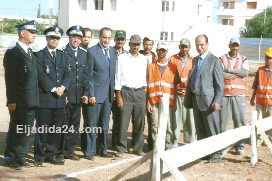 المدير العام للامن الوطني يتفقد ورش بناء مقر المنطقة الأمنية بسيدي بنور، بحصيلة محاربة الجريمة