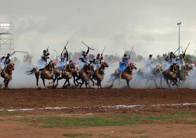 حلبة التبوريدة بمعرض الفرس  تستقطب العدد الأكبر من الزوار