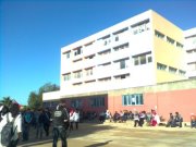 تلامذة ثانوية مولاي بوشعيب بآزمور ينتفضون ضد نيابة التعليم‎