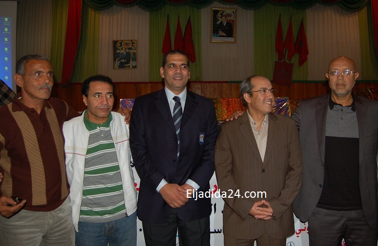 بالصور.. الملتقى الدولي للحكام  بالجديدة يكرم  الحكم  المصري السابق جمال الغندور