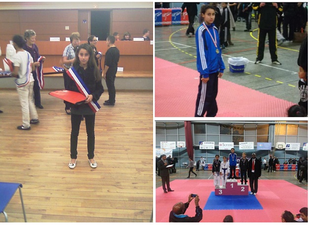 نعمة الوارتي.. الطفلة الجديدية التي أبهرت وتألقت في رياضة التايكواندو بفرنسا