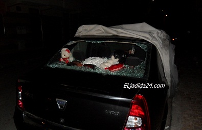 إلقاء القبض على الشابين الذين حطما أزيد من 7 سيارات بحي السعادة بالجديدة