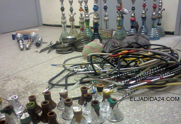 السلطات المحلية بالجديدة تشن حملة على مقهي للشيشة في ملكية مستشار جماعي ببلدية الجديدة