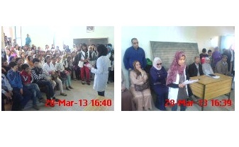 العراقي  سعدي رحال   ضيف شرف إعدادية الامام علي بسيدي علي دائرة أزمور