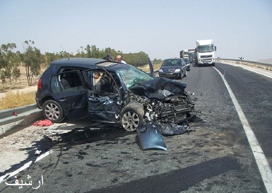 قتيل و3 جرحى في حادثة سير قرب أزمور اثر اصطدام سيارة خفيفة مع سيارة رباعية الدفع