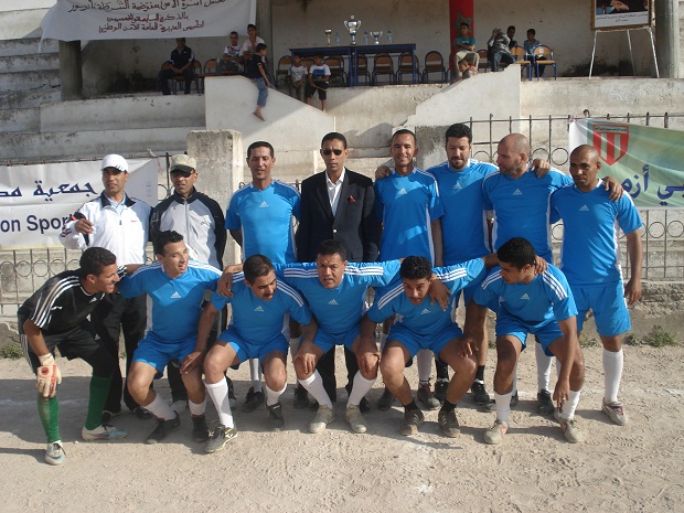 اسرة الامن بمفوضية الشرطة بآزمور تنظم مقابلة ودية بمناسبة الذكرى 57 لتأسيس الأمن الوطني