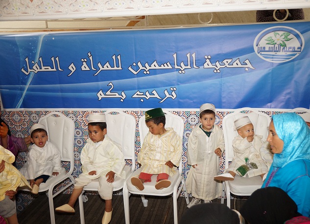 بالصور ..حفل ختان لفائدة ستين طفلا من تنظيم جمعية الياسمين بالجديدة