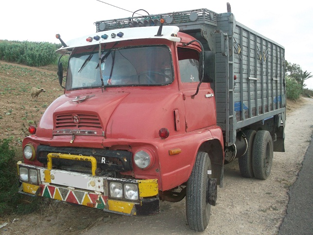 أقدم شاحنة في المغرب عمرها 50 سنة تنتمي إلى الجديدة، شاركت في المسيرة الخضراء ومازالت مستعملة إلى حد الآن
