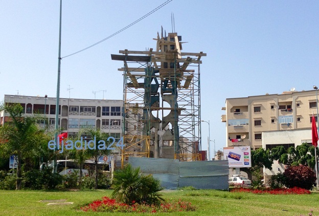 الجديدة: إحداث منحوت إسمنتي عملاق بوسط المدينة تخليدا لذكرى السلامة الطرقية