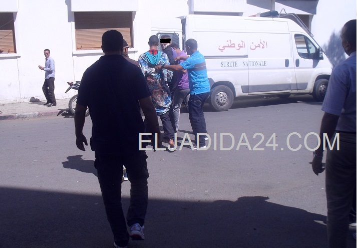 اصابة رجل أمن في تدخل أمني نفذه 20 عنصرا أمنيا من أجل توقيف أحد أخطر المجرمين الذي روعوا ساكنة الجديدة