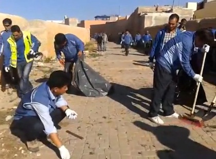 شركة سامسونغ الكورية تتحدث عن حملتها التطوعية للنظافة داخل الحي البرتغالي بالجديدة