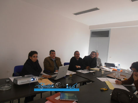 فريقPAGESM الجهوي برئاسة السيد النائب يقوم المحطات المنجزة ويصادق على برنامج المشروع