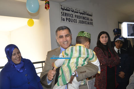 بالصور.. الأمن الإقليمي  ينظم حفلا لفائدة الأطفال الأيتام أبناء رجال الأمن بمساهمة المركز التجاري مرجان الجديدة