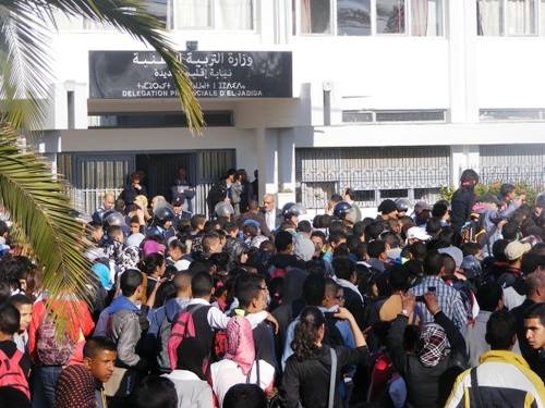 النقابة المستقلة للتعليم بالمغرب بالجديدة تدعو لمقاطعة نظام مسار