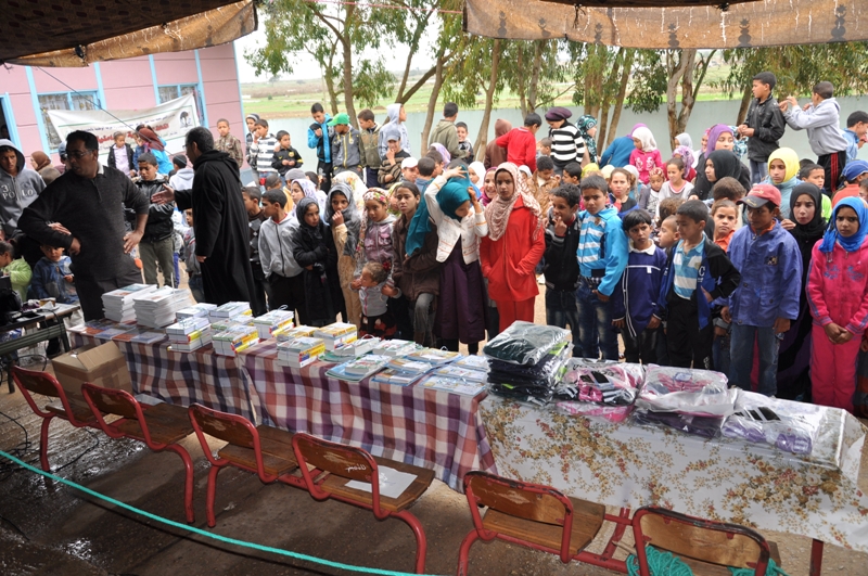 الفرع الإقليمي لجمعية تنمية التعاون المدرسي بالجديدة يحط الرحال بمجموعة مدارس الخماملة