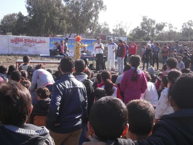 منظمة الطلائع بآزمور و جمعية الشعلة في صبيحة من أجل السلم  السلام