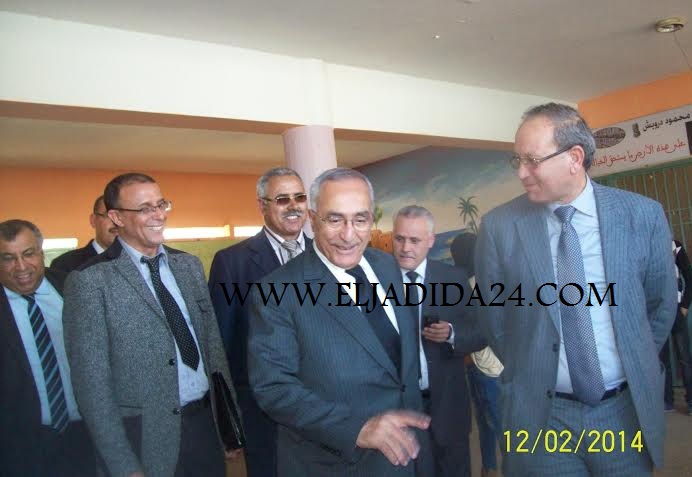 المندوب السامي للمقاومة وجيش التحريرالمصطفى لكثيري في ضيافة إعدادية حمان الفطواكي بسيدي بنور