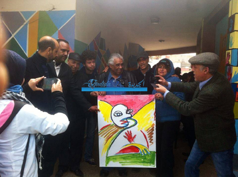 محترفات وورشات  تشكيلية لفائدة تلاميذ الثانوية الإعدادية الإمام علي