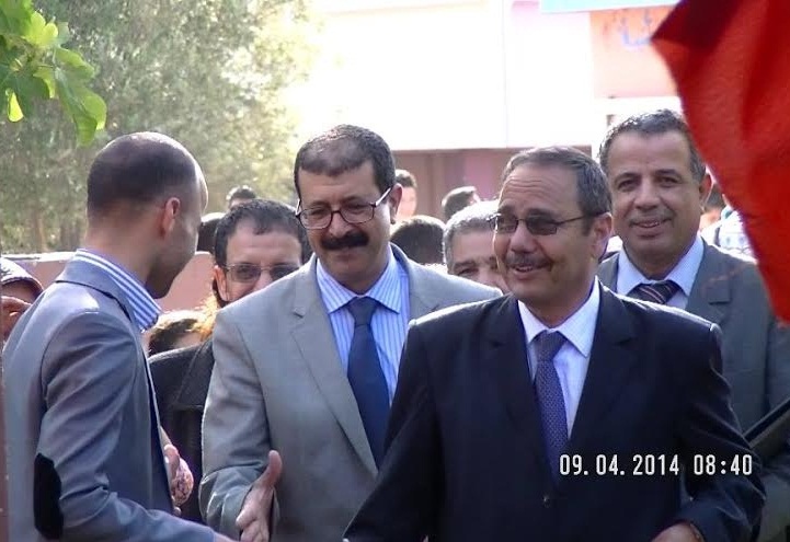 النائب الاقليمي للتعليم بالجديدة يفتتح الايام الربيعية بثانوية بئر أنزران بالجديدة