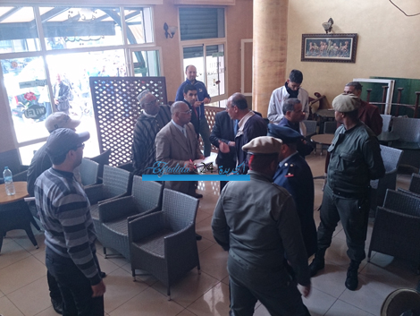 بالصور..  السلطات المحلية بالجديدة تغلق مقهى جديدة للشيشا