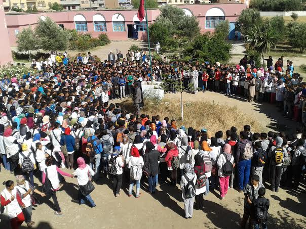 الثانوية الإعدادية يوسف بن تاشفين بالزمامرة تنعي أحد تلامذتها