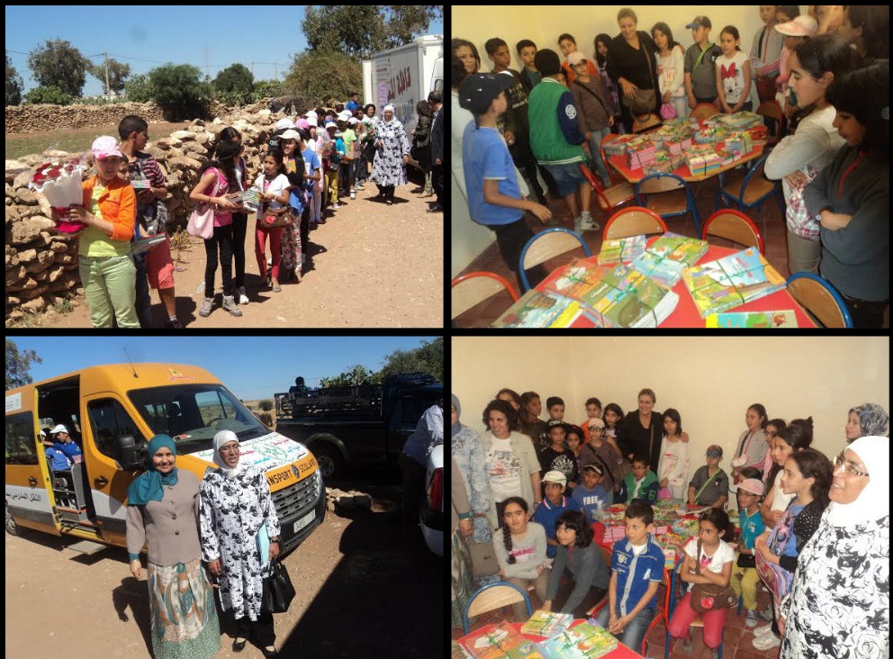 الكتاب يؤاخي بين تلاميذ م.م عبد الرحمن الداخل وتلاميذ م.م احسان الخاصة بالجديدة