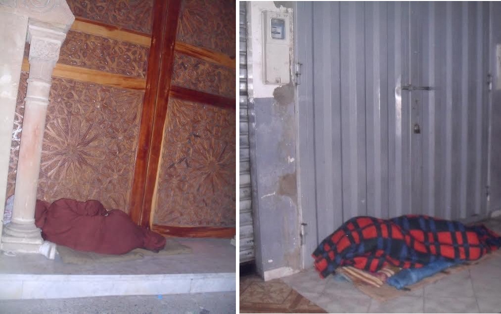 مشردون ومعوزون في ضيافة الرصيف، تحول شوارع الجديدة إلى فنادق مجانية