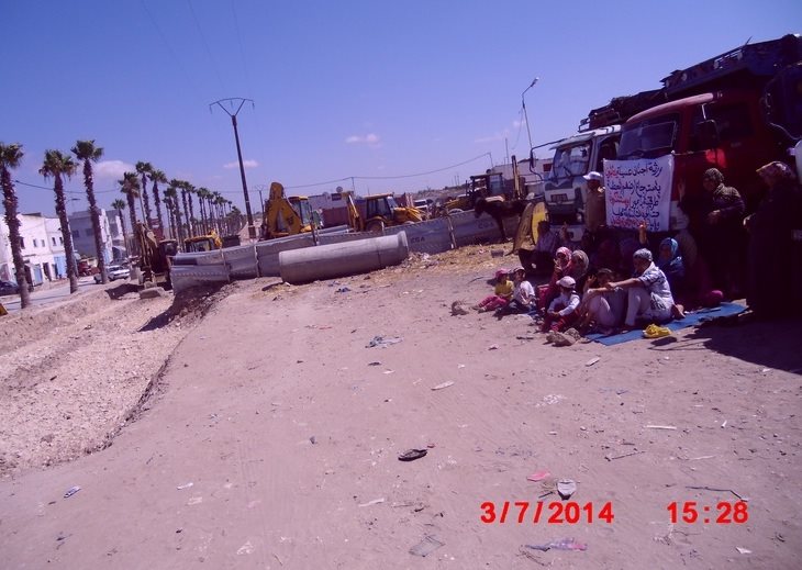 آزمور: ورثة أرض تم استغلالها لمدة ثلاثة عقود من قبل المجلس البلدي يحتجون و يطلبون باسترجاعها و التعويض بأثر رجعي