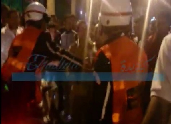 بالفيديو : ليلة ساخنة بشارع محمد السادس بسبب مول الحمص