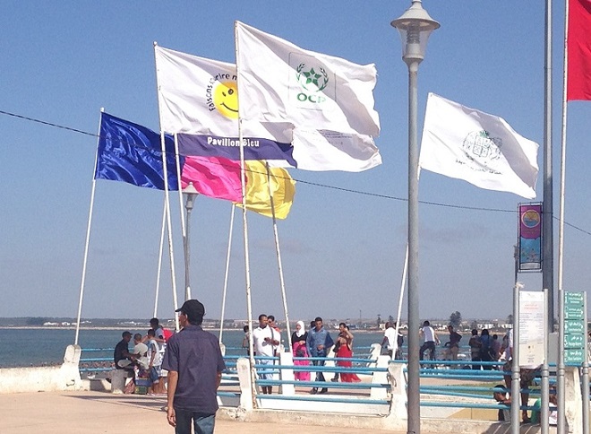 المكتب الشريف للفوسفاط يساهم في حصول شاطئ الجديدة على اللواء الازرق للسنة الثانية على التوالي