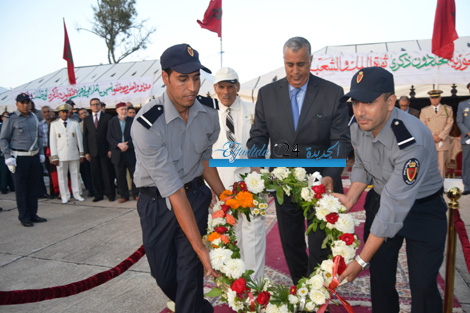 بحضور عامل الجديدة.. المندوبية السامية للمقاومة تحتفل بذكرى ثورة الملك والشعب بمقبرة الشهداء بسجن العادير + صور