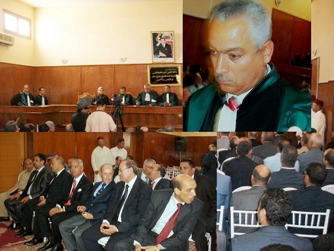 حفل تنصيب الرئيس الجديد للمحكمة الابتدائية بسيدي بنور