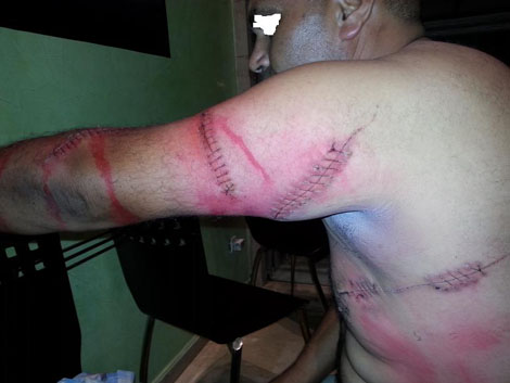 مجموعة من المشرملين يزرعون الرعب  بجماعة هشتوكة + صور