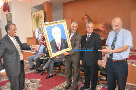 عامل الجديدة يشرف على حفل توديع وتكريم المهندس المتقاعد رشيد العواني