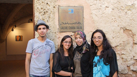 معرض ثلاثي شبابي ينم عن مستقبل متفائل للفن التشكيلي +الصور