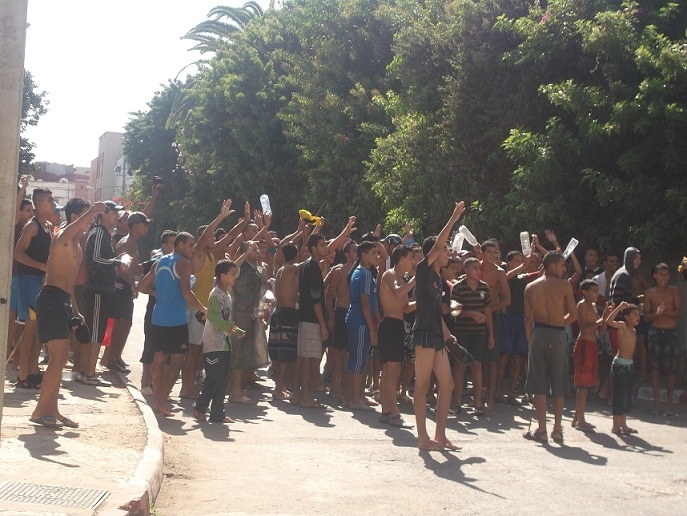 اعتداءات واقتحام محلات ومقاهي وانفلات أمني في احتفالات احليلو بالجديدة