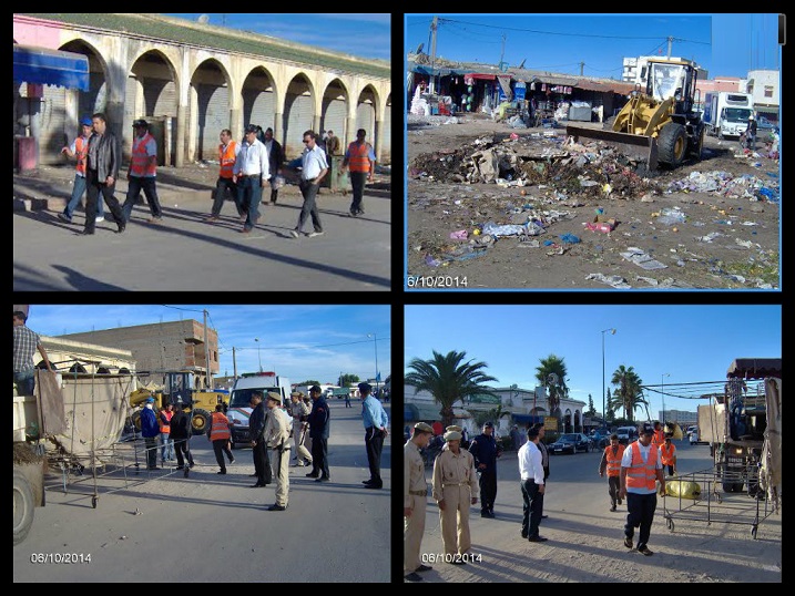 حملة واسعة لتحرير الملك العمومي بالزمامرة