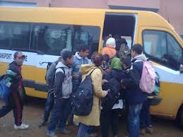 وفاة تلميذة بسيارة للنقل المدرسي تابعة لجماعة اولاد رحمون