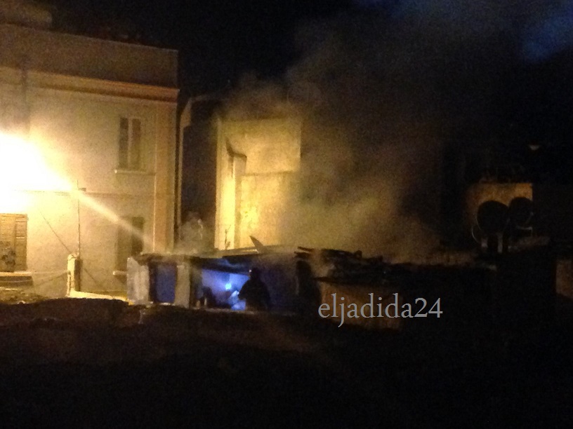 بالصور.. اخماد حريق مهول وسط الحي البرتغالي بالجديدة