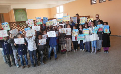 مدرسة ابن حمديس بآزمور  في خضم اتفاقية حقوق الطفل