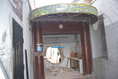 بالصور ...السلطات المحلية بالجديدة  تطلق حملة لإعادة الاعتبار لبعض أزقة وسط المدينة